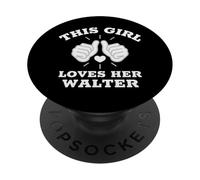Questa ragazza ama il suo walter PopSockets PopGrip Adesivo
