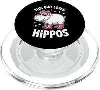 Questa ragazza ama ippopotamo divertente ippopotamo PopSockets PopGrip per MagSafe