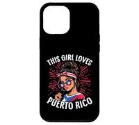 Questa ragazza ama la celebrazione dei colori della bandiera di Puerto Rico Custodia per iPhone 12 Pro Max