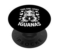 Questa ragazza ama le iguane PopSockets PopGrip Adesivo