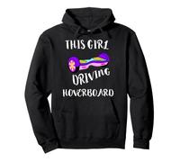Questa Ragazza Che Guida Hoverboard Hover Scooter Board Girl Felpa con Cappuccio