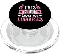 Questa ragazza corre nelle biblioteche PopSockets PopGrip per MagSafe