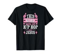 Questa Ragazza Corre su Hip Hop E Gesù Christian Rap Maglietta