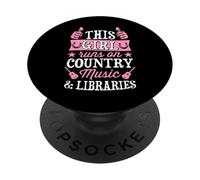 Questa ragazza corre su musica country e biblioteche PopSockets PopGrip Adesivo