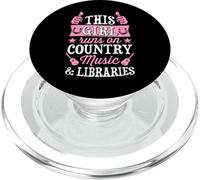Questa ragazza corre su musica country e biblioteche PopSockets PopGrip per MagSafe