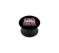 Questa Ragazza Corre Su Tuxedo Cats PopSockets PopGrip Adesivo