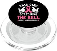 Questa ragazza deve suonare la consapevolezza del cancro al seno campana PopSockets PopGrip per MagSafe