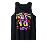 Questa Ragazza è Ora a Doppia cifra, è Il Mio decimo Compleanno Canotta