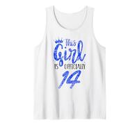 Questa Ragazza è Ufficialmente 14 Vecchio Compleanno Anni età lei Canotta