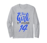 Questa Ragazza è Ufficialmente 14 Vecchio Compleanno Anni età lei Maglia a Manica