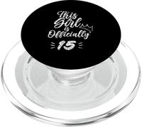 Questa ragazza è ufficialmente 15 Quindici 15 ° quindicesimo compleanno PopSockets PopGrip per MagSafe