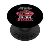 Questa ragazza ha appena comprato la sua prima casa di inaugurazione della casa PopSockets PopGrip Adesivo