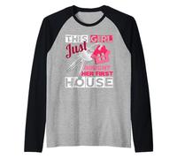 Questa Ragazza Ha Comprato La Sua Prima Casa Donna Fiera Maglia con Maniche Raglan