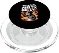 Questa ragazza scioglie l'orgoglio della saldatura dei metalli PopSockets PopGrip per MagSafe