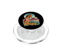Questa ragazza sogna cavalli amante dei cavalli PopSockets PopGrip per MagSafe