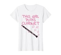 Questa ragazza suona il clarinetto, musicista clarinettista Maglietta