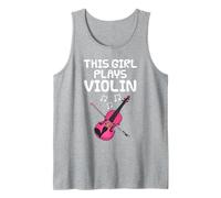 Questa ragazza suona il violino, violinista musicista Canotta