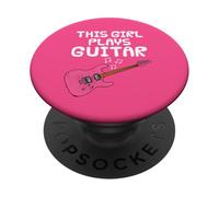 Questa ragazza suona la chitarra, chitarrista elettrica PopSockets PopGrip Adesivo