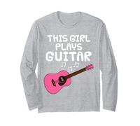 Questa ragazza suona la chitarra, musicista chitarrista Maglia a Manica