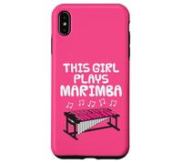 Questa ragazza suona la marimba, musicista percussionista Custodia per iPhone XS Max
