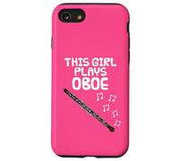 Questa ragazza suona l'oboe, musicista di strumenti a fiato Custodia per iPhone SE (2020) / 7 / 8