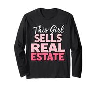 Questa Ragazza vende Agente immobiliare affitto Agente immobiliare Donne Maglia a Manica