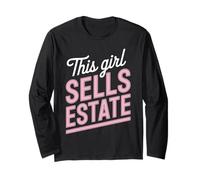 Questa Ragazza vende Agente immobiliare affitto Agente immobiliare Donne Ragazze Maglia a Manica