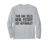 Questa Ragazza Vende Beni Immobili Ottieni Referral? Maglia a Manica