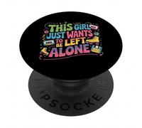 Questa ragazza vuole solo essere lasciata in pace PopSockets PopGrip Adesivo