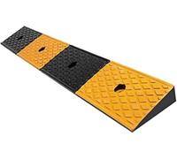 Questa rampa per marciapiede Portatile e Leggera, con Altezza da 3 a 13 cm, è Una rampa in Gomma per soglie di Porte, Adatta per sedie a rotelle e Scooter, Facile da Usare Anche per disabili