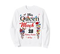 Questa Regina è Nata Il 28 Marzo 28 Marzo Felpa