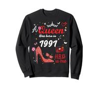 Questa Regina è Nata nel 1991, Compleanno delle Ragazze e delle Donne Felpa