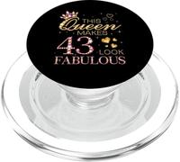 Questa regina fa sembrare favoloso 43° compleanno Queen B-day PopSockets PopGrip per MagSafe