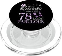 Questa regina fa sembrare favoloso il 78° compleanno in stile viola PopSockets PopGrip per MagSafe