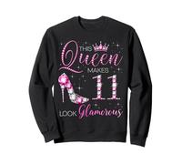 Questa regina fa sembrare glamour 11 anni Queen B-day Felpa