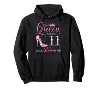 Questa regina fa sembrare glamour 11 anni Queen B-day Felpa con Cappuccio