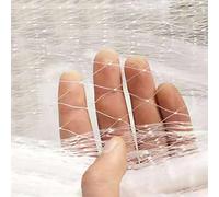 Questa Rete Bianca per Uccelli da Giardino - Rete a Traliccio in Nylon Resistente 15x10 m (49,2x32,8 Piedi) per Fragole, mirtilli e pollaio Riutilizzabile Resistente alle intemperie