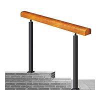 Questa Robusta Scala Esterna in Legno e Ferro battuto con corrimano è Una Soluzione Elegante e sicura per verande, Scale Interne e per Un Facile Accesso a Tutte Le età.