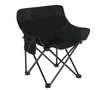 Questa sedia da zaino compatto è ideale per la pesca e il tempo libero all'aperto. Si piega rapidamente e include una pratica borsa da trasporto per un facile stoccaggio. nero