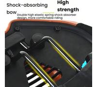 Questa sella monoblocco presenta un design della testa arrotondato e affusolato che può ridurre la pressione di contatto sulle aree sensibili, favorendo una posizione di guida più inclinata in avanti