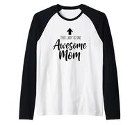 Questa Signora è Una Mamma Fantastica Mamma Divertente Maglia con Maniche Raglan
