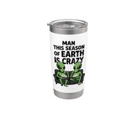 Questa stagione della Terra è Crazy Aliens Popcorn Meme Bicchiere termico in acciaio inox doppia parete