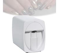 Questa stampante 3D digitale intelligente per nail art può completare un disegno in soli 30 secondi. Ha oltre 1000 modelli predefiniti e può essere controllata tramite un'app mobile.(White)