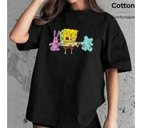 Questa T-shirt a maniche corte, con scollo tondo, vestibilità morbida e comoda, e spalle cadenti, è perfetta per l'inizio della primavera, sia come strato interno che esterno. È anche una camicia da d