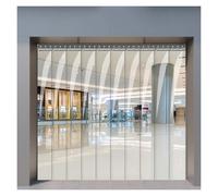 Questa Tenda a Strisce in Vinile plastico per Porte, Spessore PVC, per congelatore, Liscia, Impermeabile, antiuragano, cancello per Magazzino Frigorifero, Garage, Tenda Industriale, (2,0 mm,