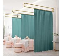 Questa Tenda divisoria per la Privacy, Tenda per la Privacy traslucida con Asta di Supporto Lunga a Forma di U, Tenda Medica con Ganci Piatti, Adatta per camerino, Salone di Bellezza, Camera