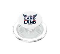 Questa terra è la mia terra aquila patriottica PopSockets PopGrip per MagSafe