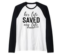 Questa Vita ha Salvato Uomini e Donne cristiani grati grati Maglia con Maniche Raglan