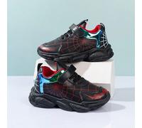Queste scarpe sportive per bambini a tema ragno nero e rosso sono adatte per le lezioni di educazione fisica, i giochi, le attività all'aperto, lo sport e l'uso quotidiano. Sono confortevoli e durevol