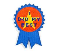 Queste sono le cose che ho fatto del mio meglio, toppa ricamata da stirare o cucire